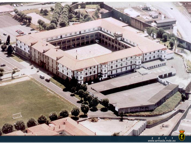 Vista aérea del cuartel de Dolores
