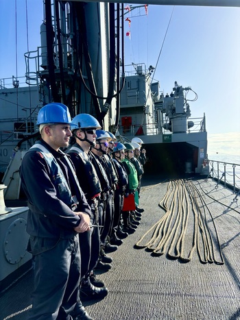 Dotación durante maniobra