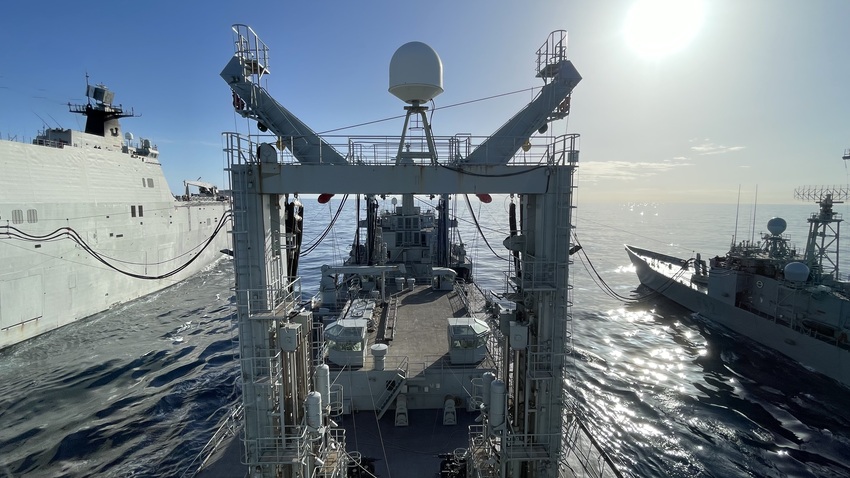 Dotación durante maniobra