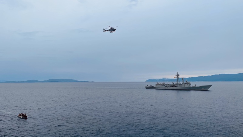 Dotación durante maniobra