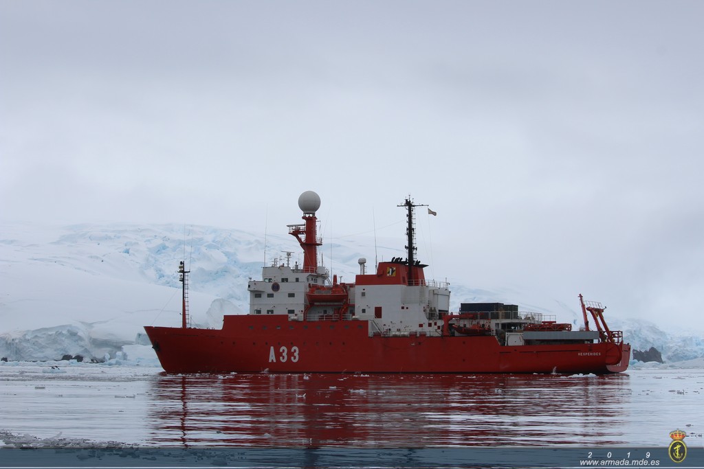 XXIV Campaña Antártica.- BIO 'Hespérides' (A-33)