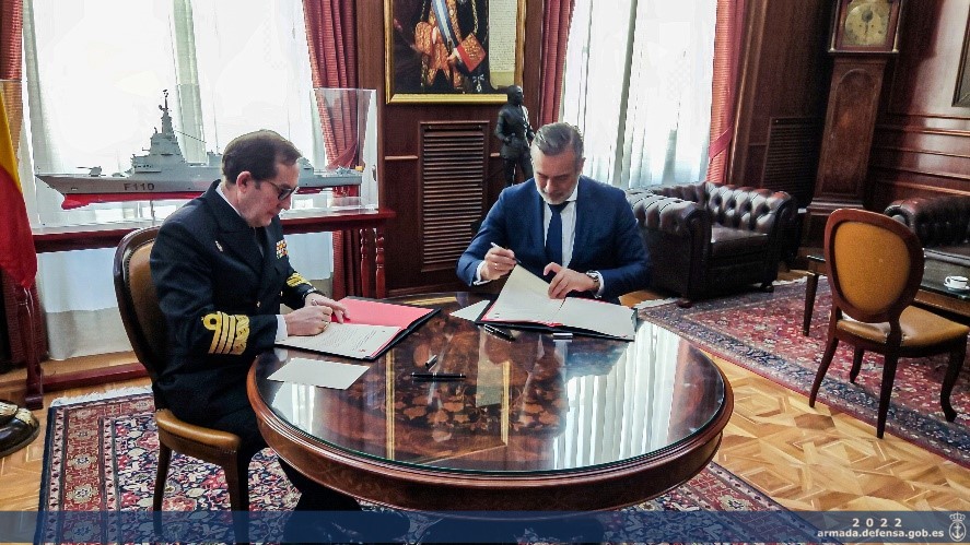 Firma del convenio de Colaboración entre la Comunidad de Madrid y la Armada