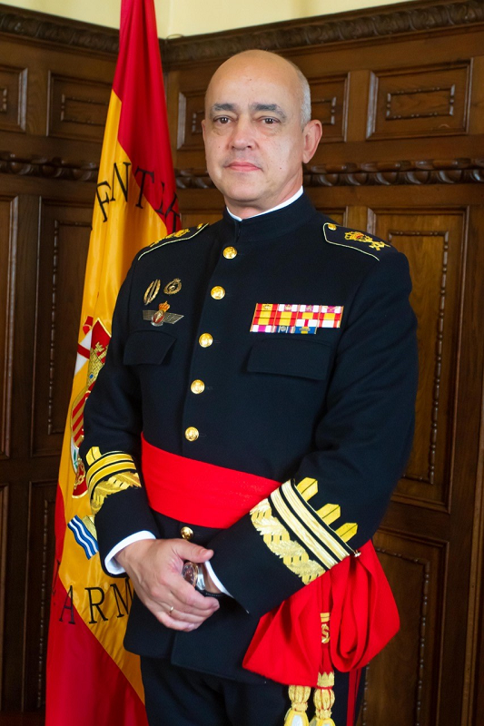 General de División Rafael Roldán Tudela. Comandante General de la Infantería de Marina