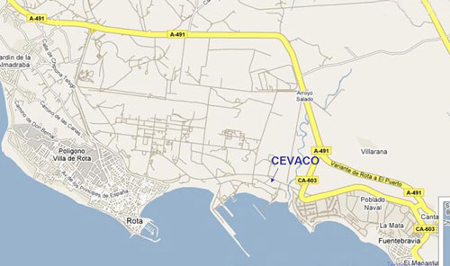 Mapa de localización del CEVACO