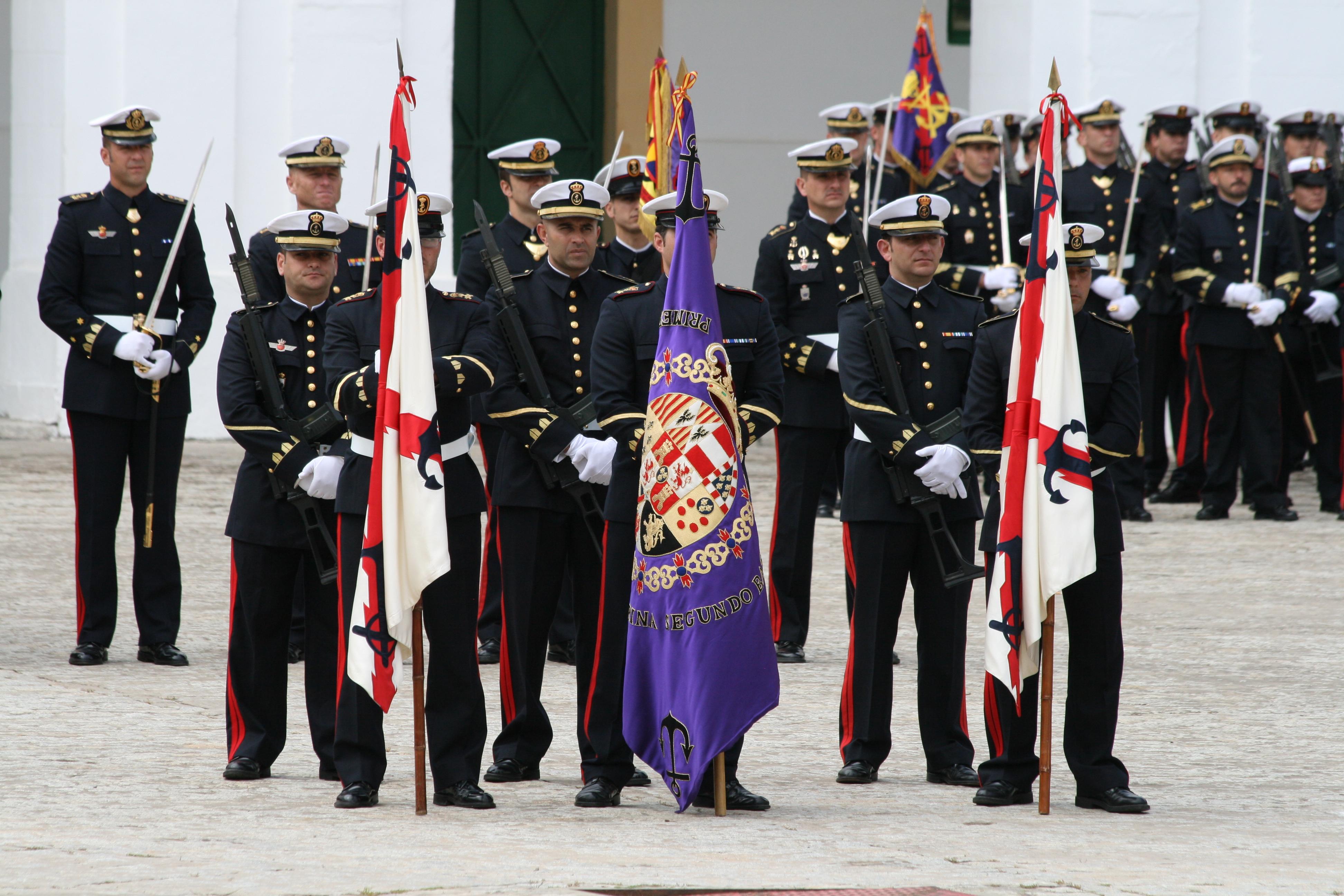 Banderas Coronelas del tercio Armada