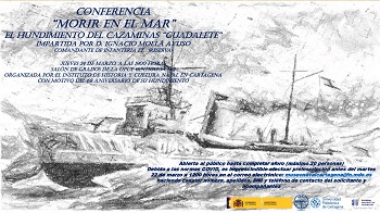 Cartel Conferencia "Morir en el Mar"