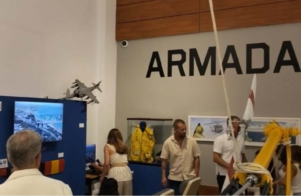 Simulador de vuelo en Sala Arma Aérea