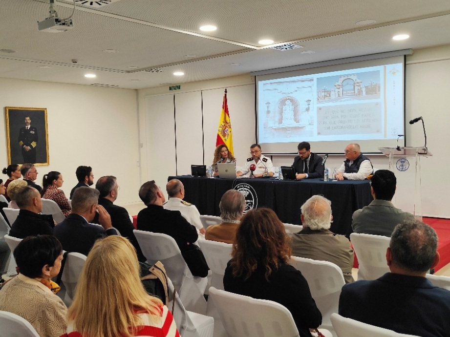 Un momento de la conferencia.