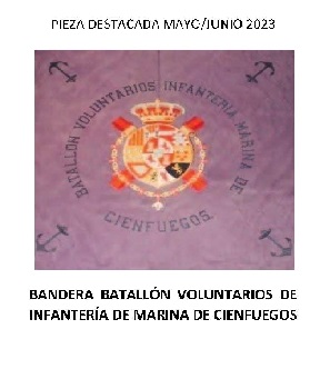 Bandera Batallón Voluntarios Infantería de Marina de Cienfuegos