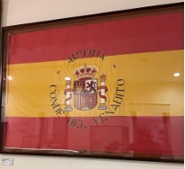 Bandera de combate del buque de desembarco Conde de Venadito