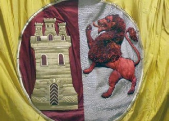 Bandera de Combate del Crucero Acorazado Carlos V