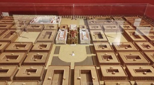 Maqueta de la población militar San Carlos