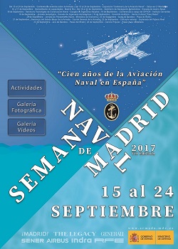 Cartel VII Semana Naval en Madrid.