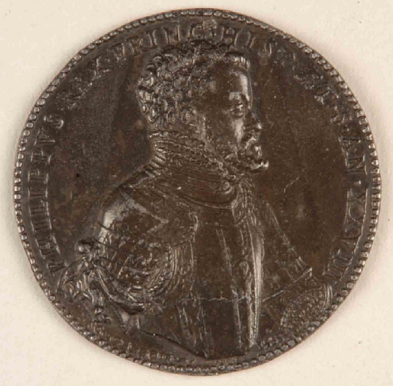 Imagen de: Medalla dedicada a la grandeza de los dominios del Emperador Carlos V