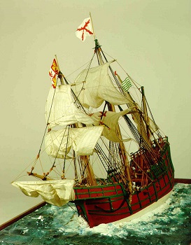 Imagen de: Modelo ideal de la nao Victoria (1519-1522)