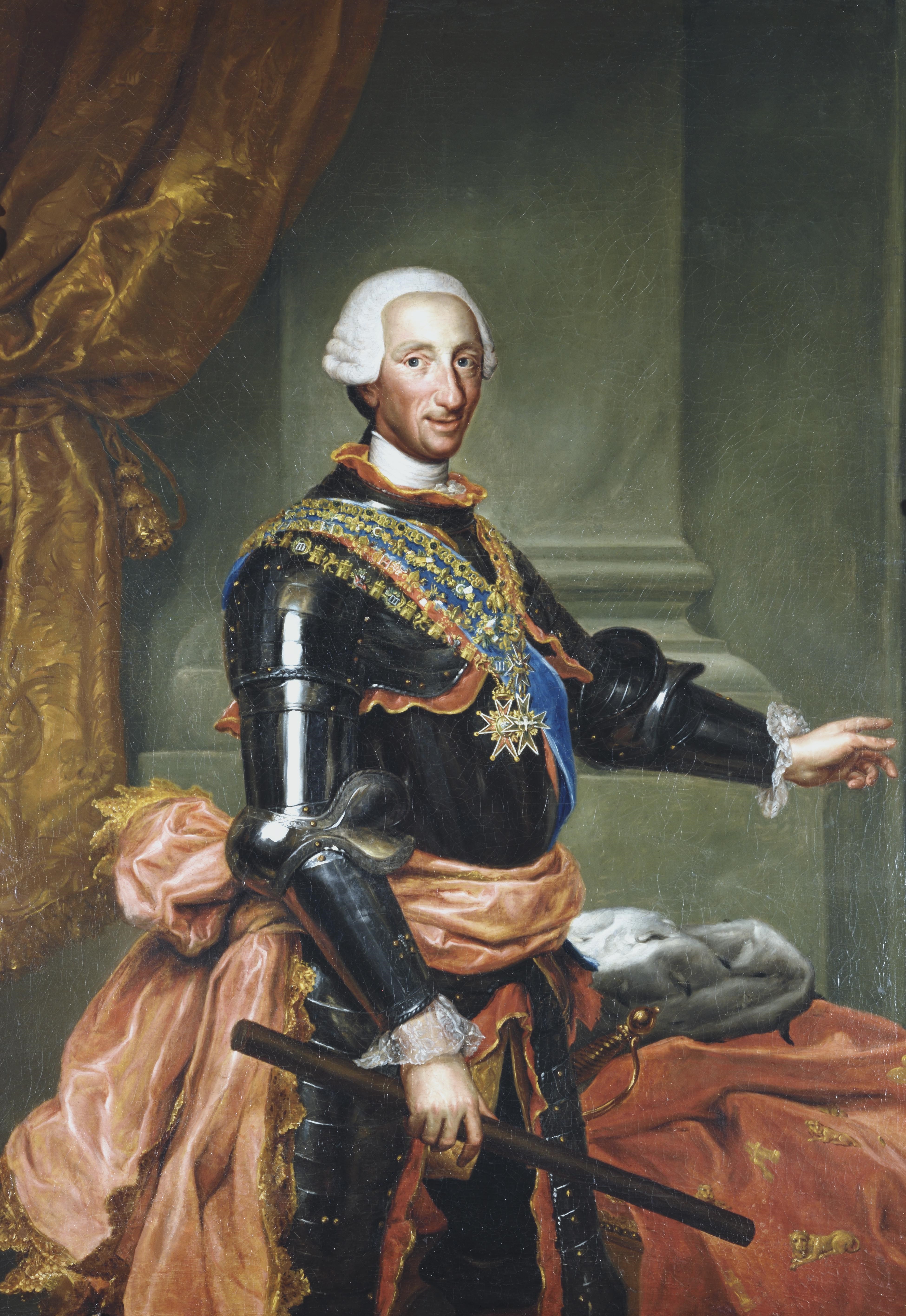 Imagen de: Carlos III, rey de España. Andrés de la Calleja. Museo Naval