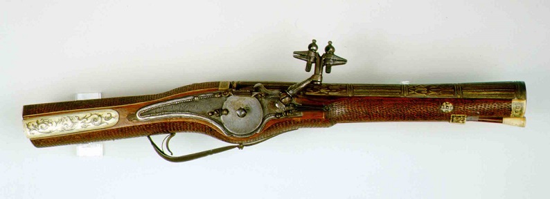 Imagen de: Arcabucillo de caza "jaeger" alemán de rueda, anónimo, S. XVII 