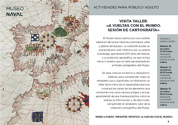 Imagen de: Visita-taller "A vueltas con el mundo. Sesión de cartografía"