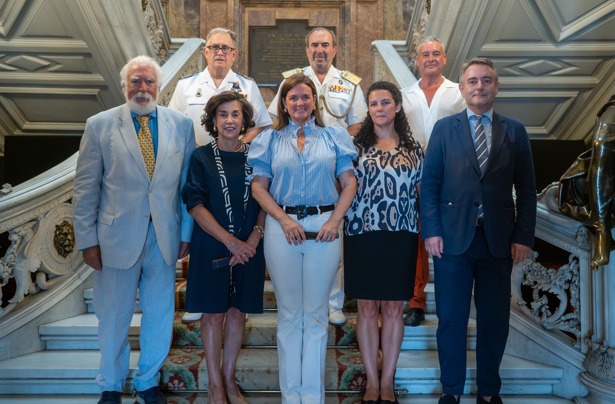 Imagen de: Participantes en la presentación de la exposición virtual &laquo;La Armada española en el nacimiento de los EE.UU.&raquo;, celebrada el 9 de julio en Casa de América