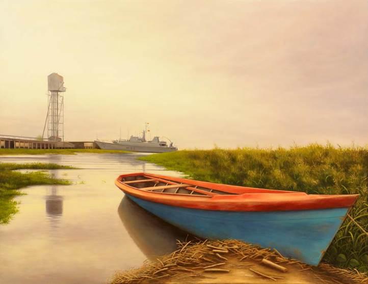 Reflejos del M32 Sella, Ana María Chimeno Gómez. Premio de Pintura 2015.