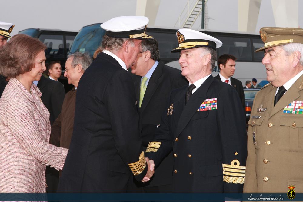 Ceremonia de botadura del buque de querra LHD -Juan Carlos I-. Foto 3