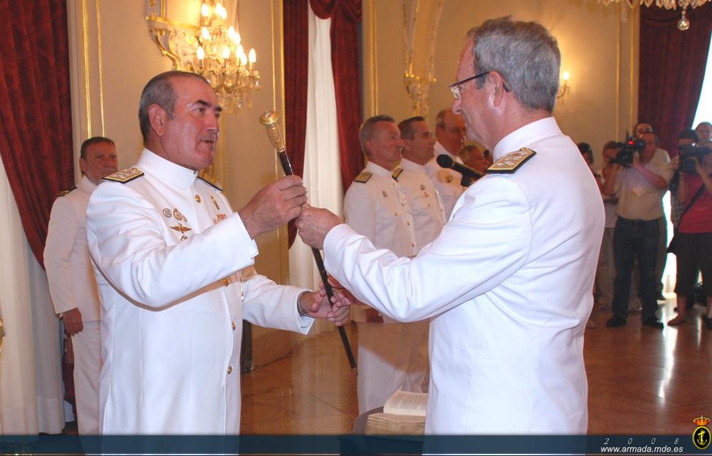 Entrega del bastón de mando