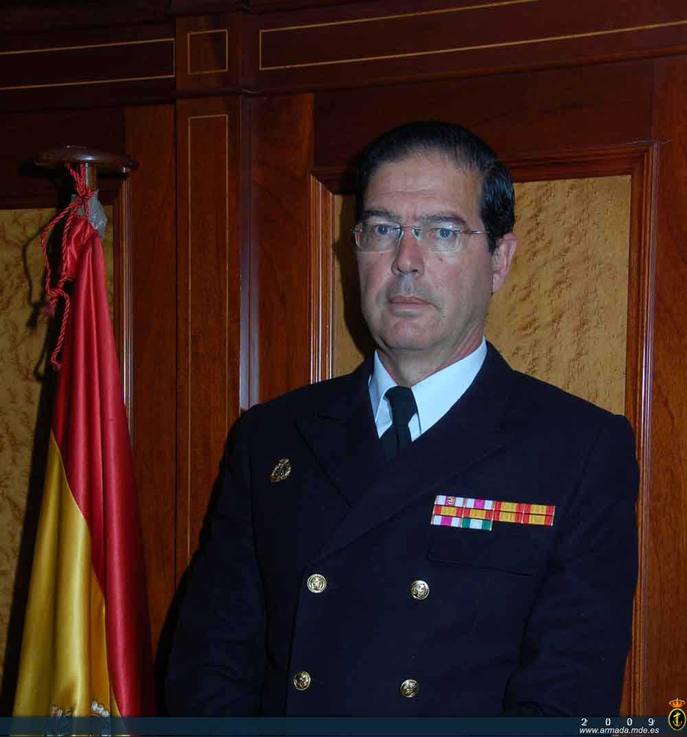 El Vicealmirante Francisco Javier Franco Suanzes