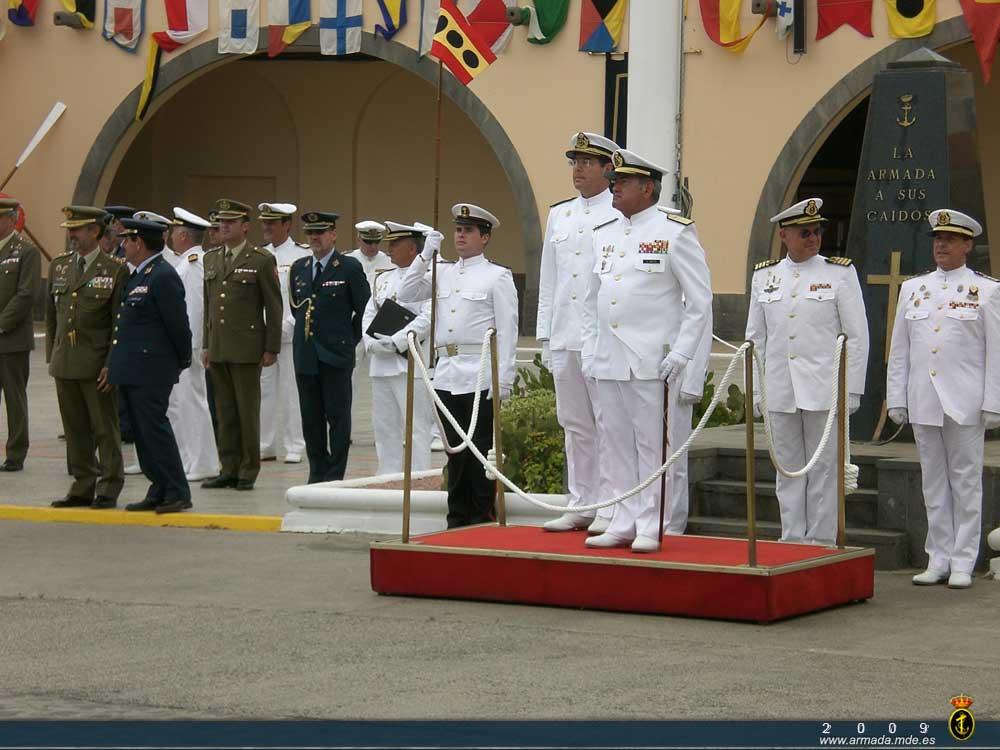 El Almirante Jefe de Acción Marítima presidió la ceremonia