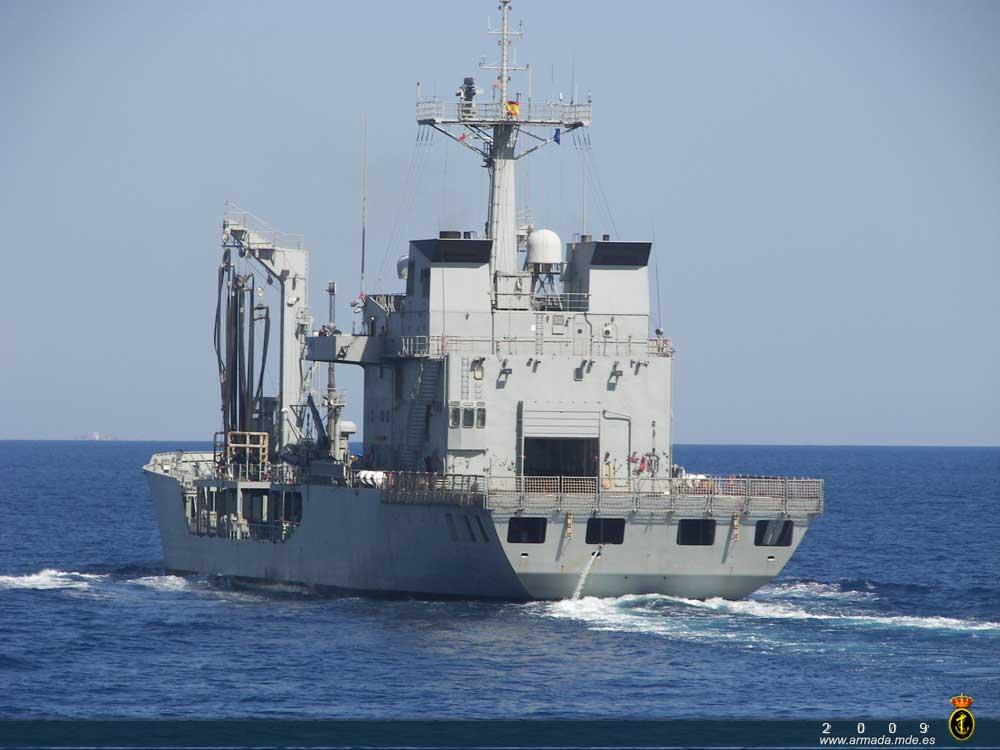El buque de apoyo logístico Marques de la Ensenada