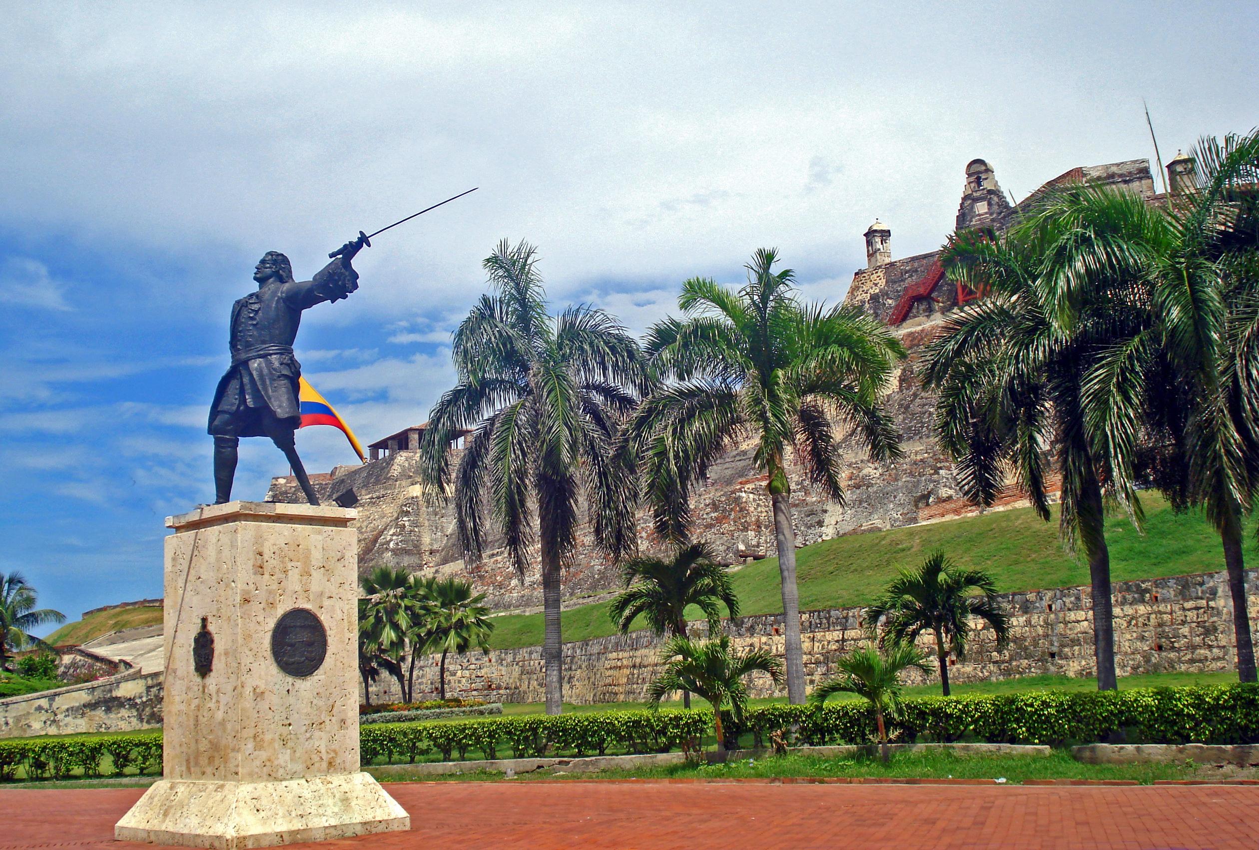 Monumento a Blas de Lezo en Cartagena de Indias