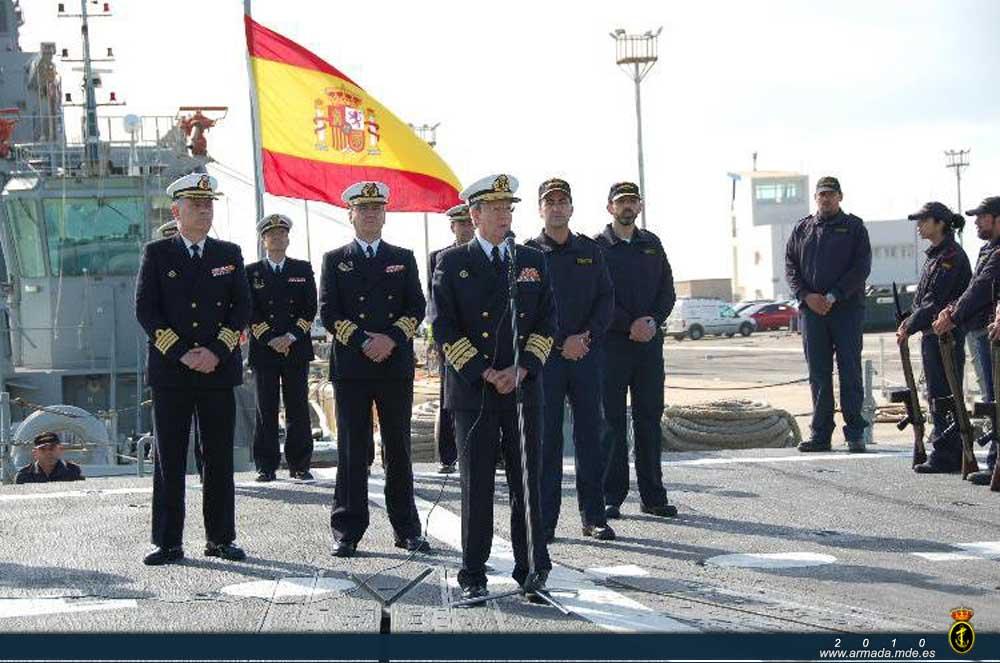 Alocución del Almirante de la Flota al personal participante en la Operación Atalanta
