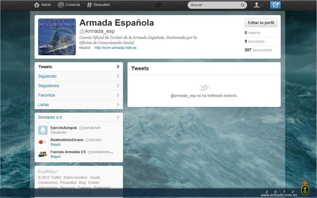 La Armada navega en Twitter Noticias de la Armada Armada