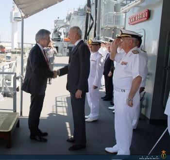 The Spanish Defense Minister welcomes his Australian counterpart