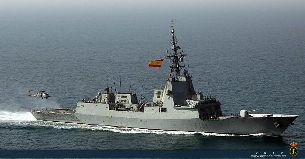 The ‘Méndez Núñez’ was the flagship of the Spanish rear-admiral during his four-month EUNAVFOR tour of duty