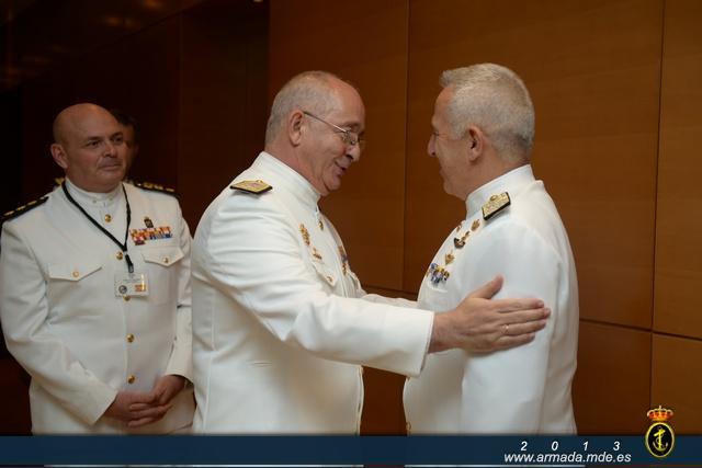 The AJEMA represented the Spanish Navy at the Chiefs of European Navies Forum