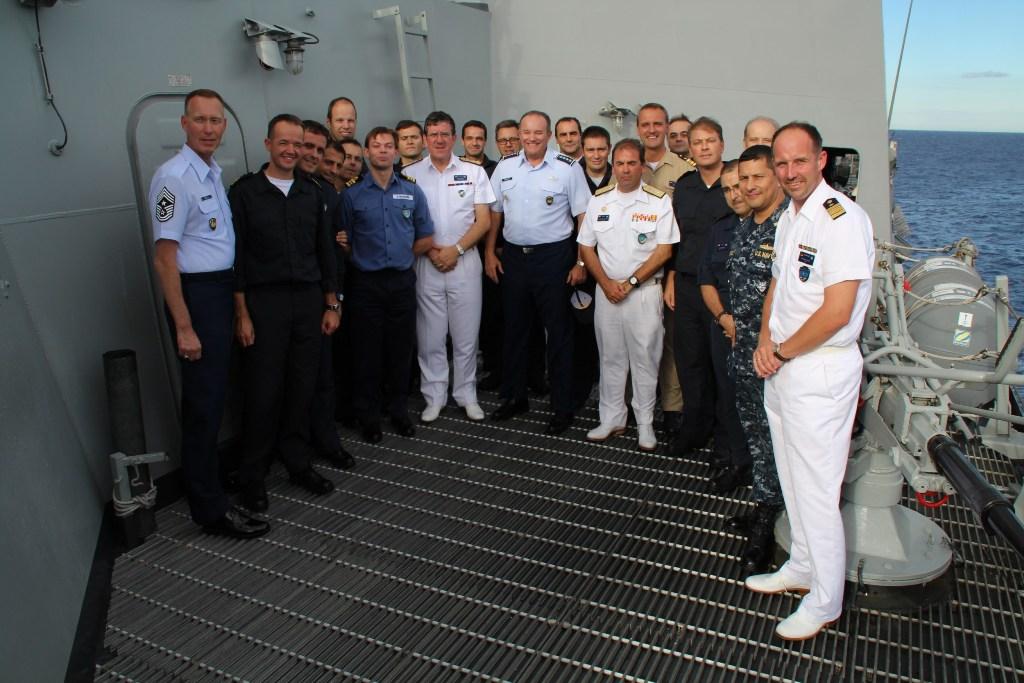 General Breedlove with the Staff of SNMG-2