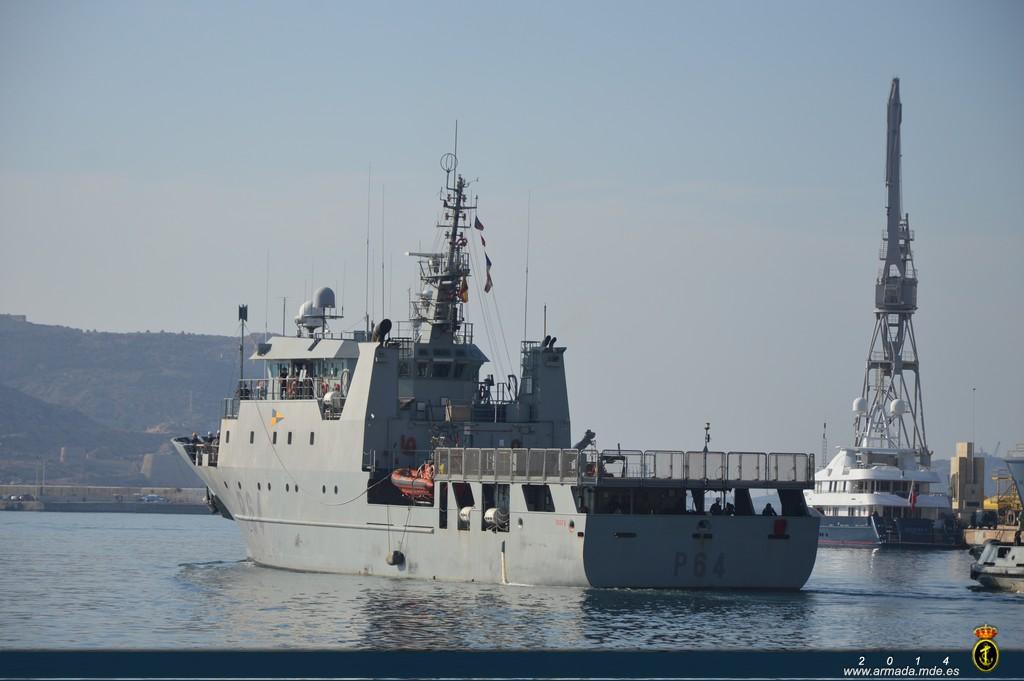 The Spanish Navy vessel will deploy in the Atlantic Ocean for 40 days