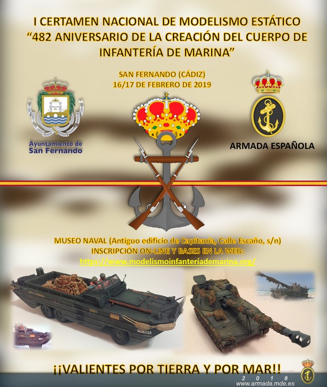 I Certamen de modelismo estático “482 Aniversario de la creación del Cuerpo de Infantería de Marina” - Noticias de la Armada - Armada Ministerio de Defensa - Gobierno de España