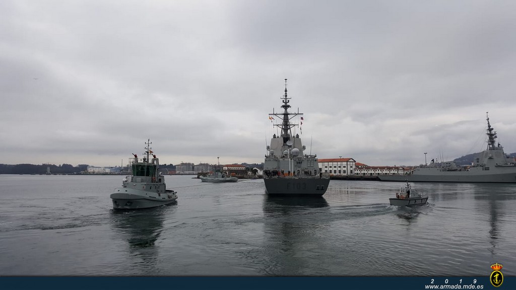 La fragata "Blas de Lezo" se integra en la agrupación permanente de la OTAN SNMG2 en el Mediterráneo