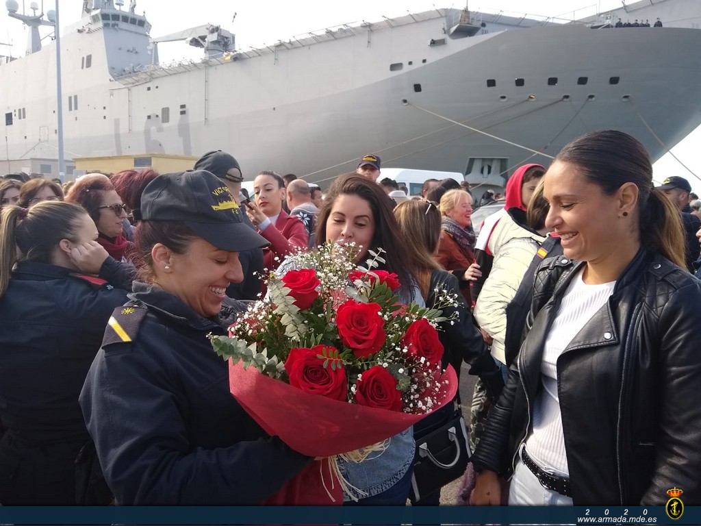 Frigate ‘Victoria’ returns to Rota after participating in Operation ‘Atalanta’.