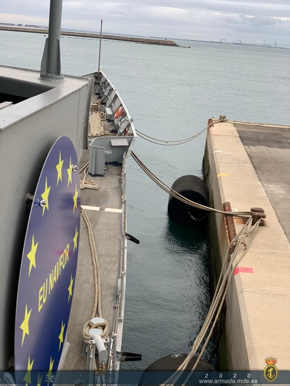 La fragata "Reina Sofía" zarpa desde Rota para incorporarse a la Operación Atalanta en aguas del Océano Índico