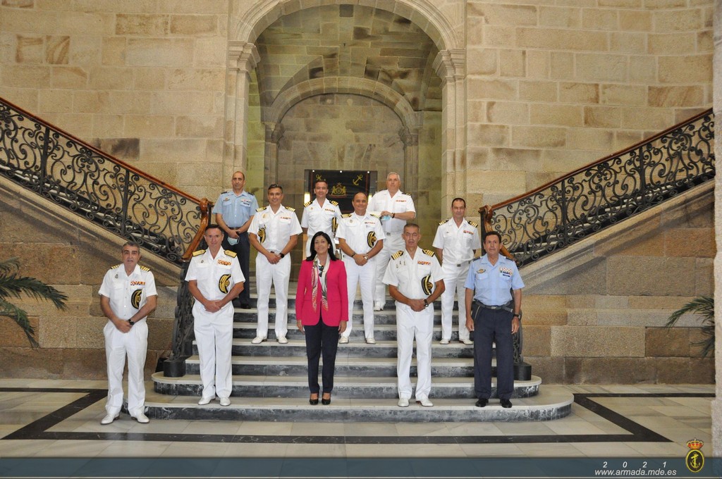 La Secretaria de Estado de Defensa visita el Arsenal Militar y Factoría de NAVANTIA-Ferrol