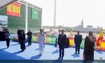 NAVANTIA launches the fourth Royal Saudi Navy corvette in San Fernando – (Photo-Navantia)