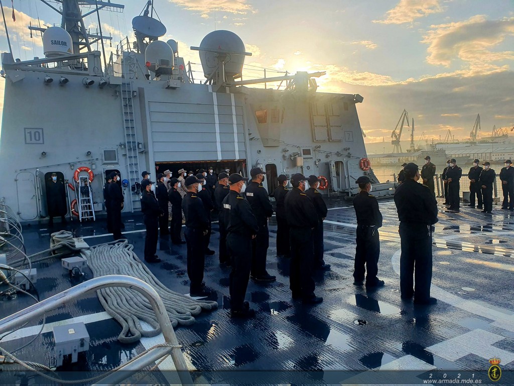 La Fragata "Almirante Juan de Borbón" se integra en la Agrupación Naval Permanente de la OTAN SNMG-1
