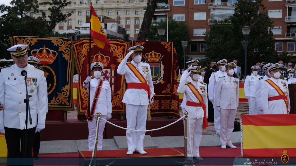 El AJEMA preside el Izado Solemne y Jura de Bandera de personal civil