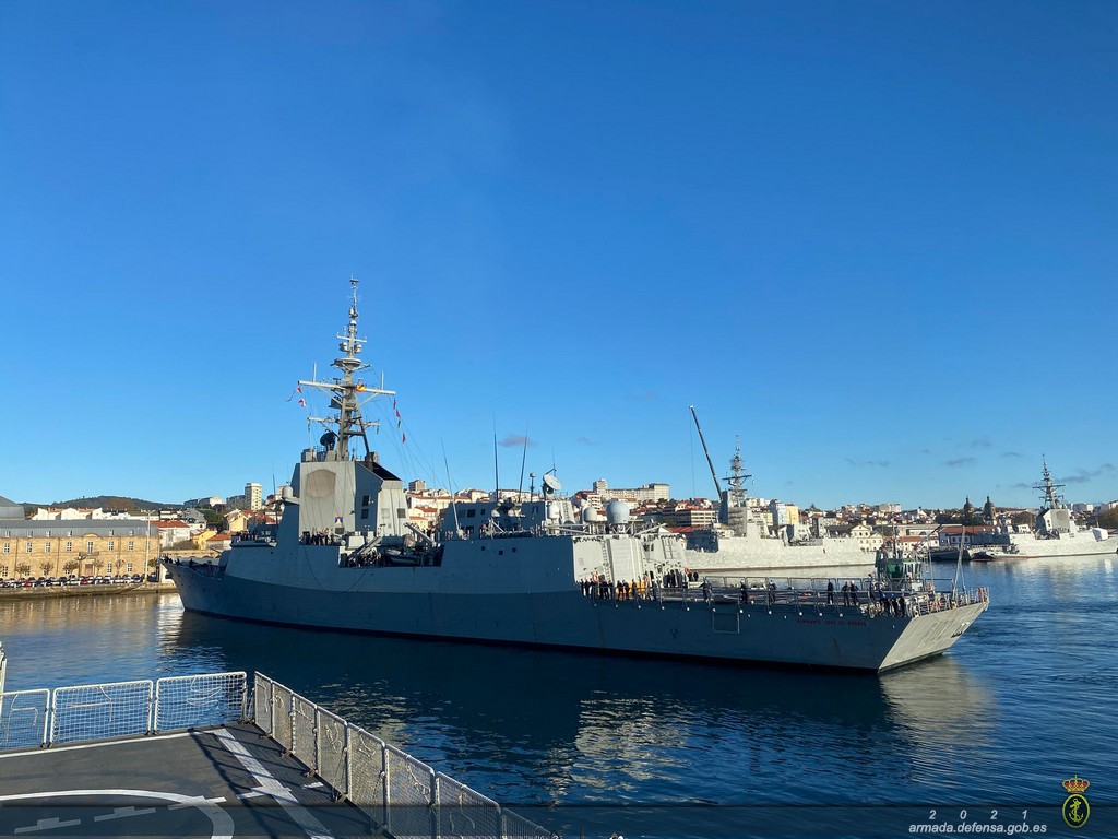 La Fragata "Almirante Juan de Borbón" finaliza integración en la Agrupación Naval Permanente de la OTAN SNMG-1
