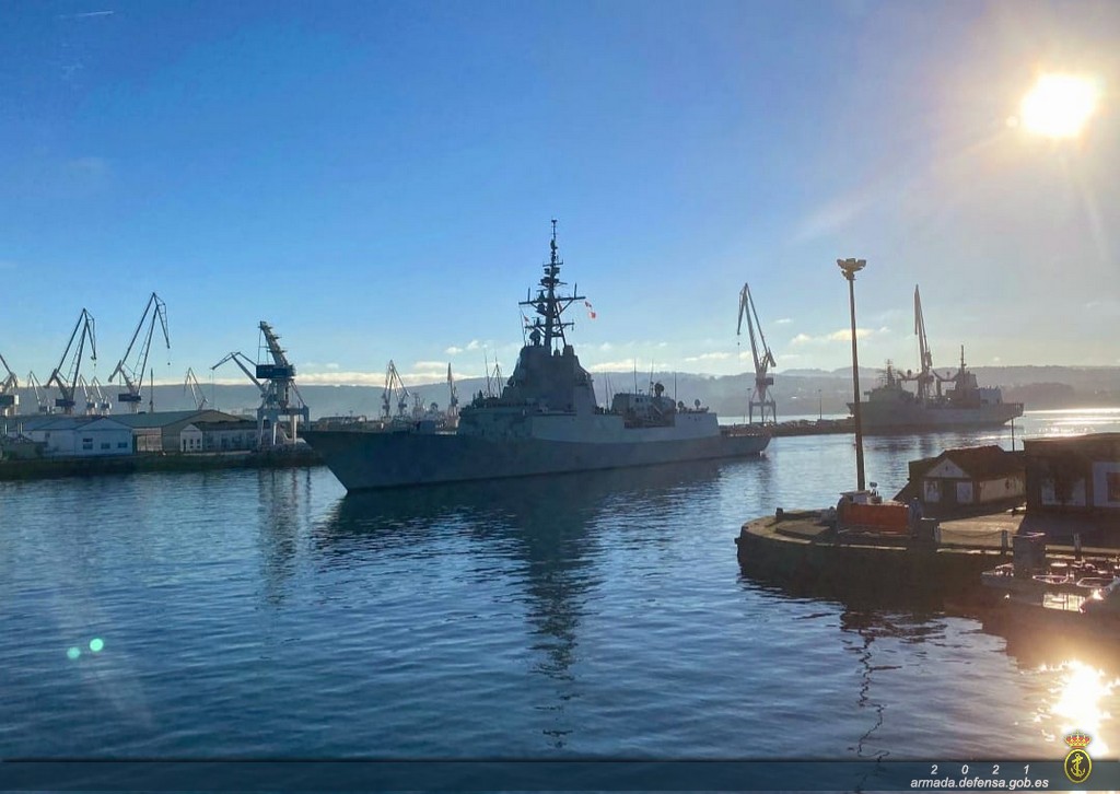 La Fragata "Almirante Juan de Borbón" finaliza integración en la Agrupación Naval Permanente de la OTAN SNMG-1