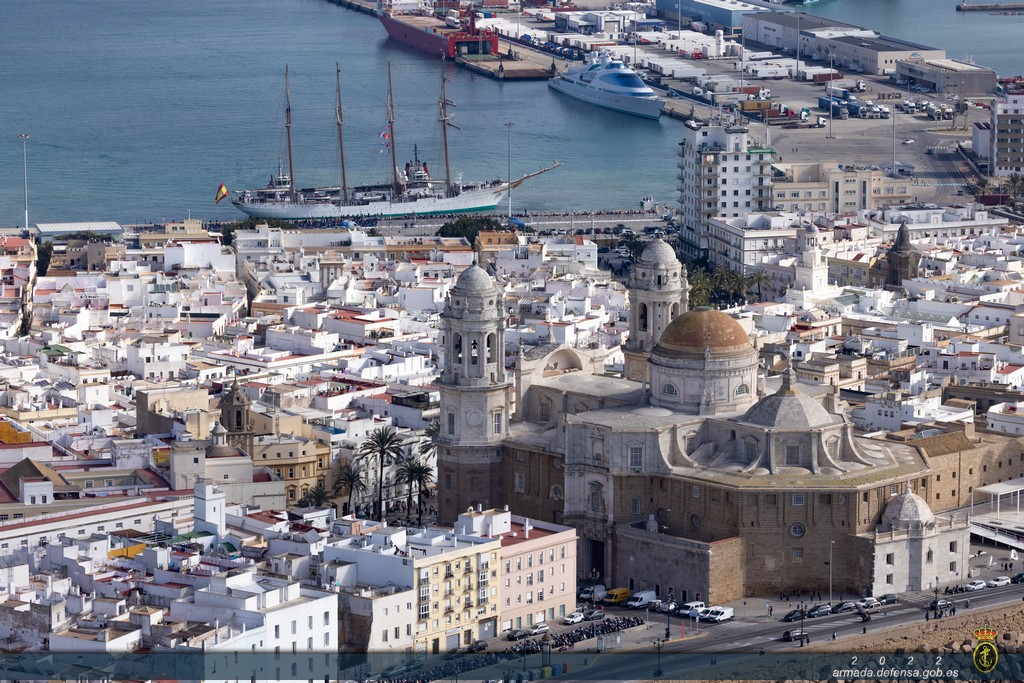 Cadiz Cathedral with the JSE in the background