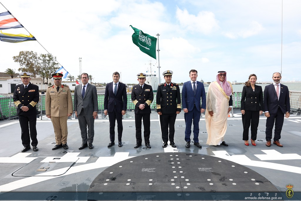 The Chief of Staff of the Spanish Navy attended the delivery ceremony of corvette ‘Al-Jubail’ to the Royal Saudi Naval Forces.
