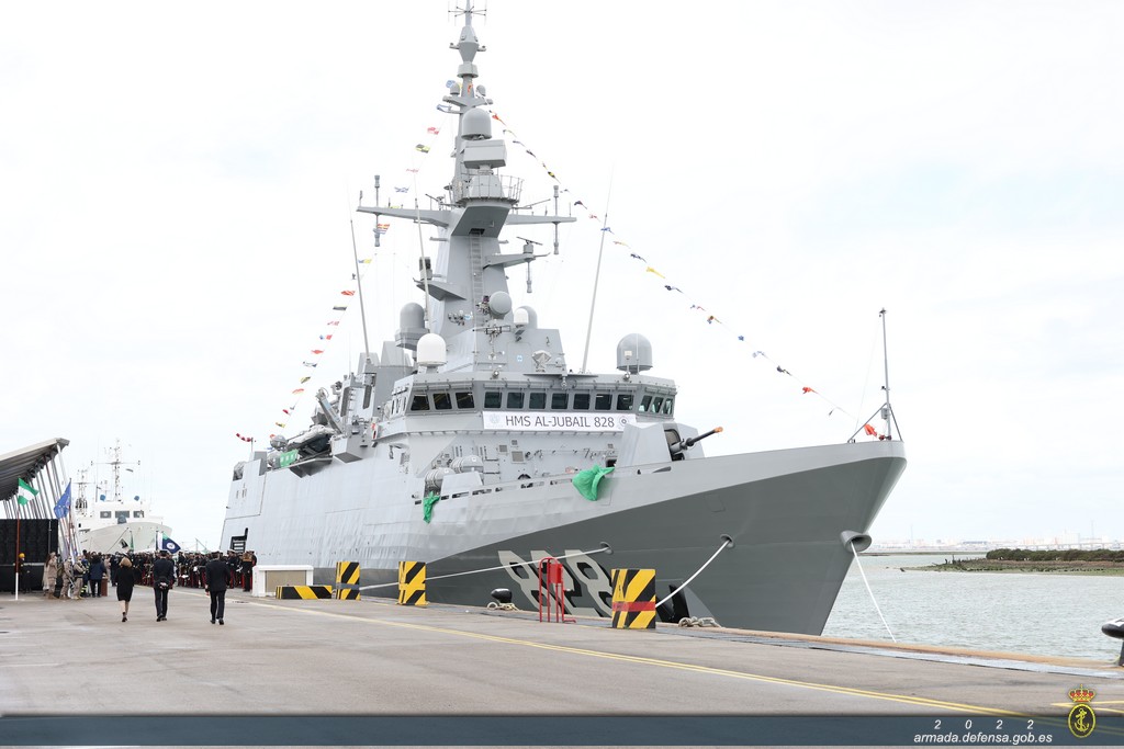 The AJEMA attends the delivery ceremony of corvette ‘Al-Jubail’ to the Royal Saudi Naval Forces.